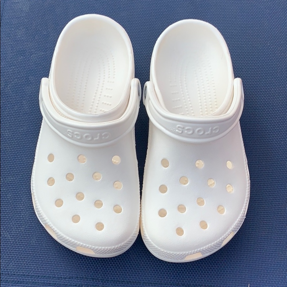 White CROCS